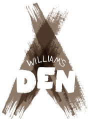 Williams Den logo - teepee